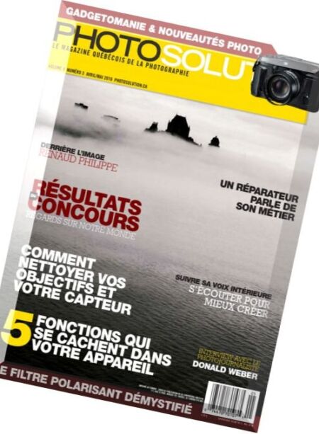 Photo Solution – Avril-Mai 2016 Cover
