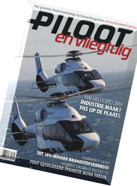 Piloot en Vliegtuig – April 2016 Cover