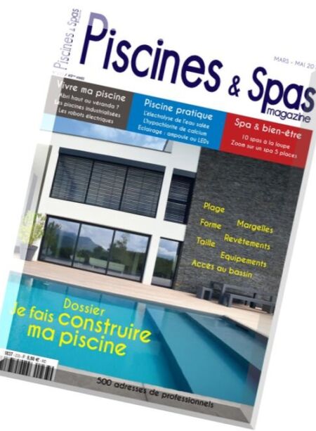 Piscines et Spas – Mars 2016 Cover