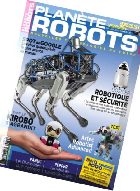 Planete Robots – Mai-Juin 2016 Cover