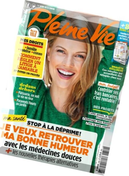 Pleine Vie – Mai 2016 Cover