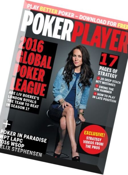 PokerPlayer – March 2016 Cover