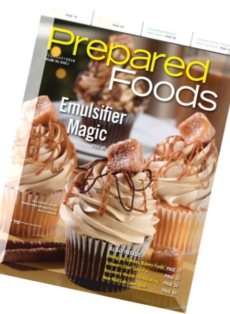 Prepared Foods – February 2016 Cover