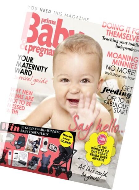 Prima Baby & Pregnancy – April 2016 Cover