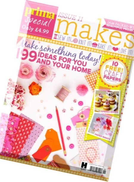 Prima Makes – Issue 11, 2016 Cover