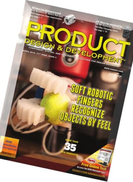 Product Design & Development – April 2016 Cover