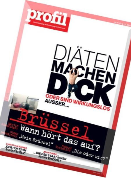 Profil – 25 Marz 2016 Cover