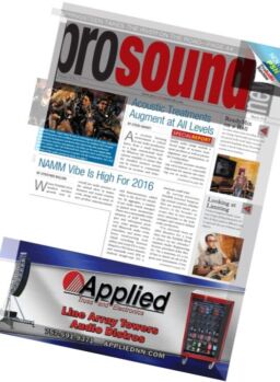 ProSound News – March 2016