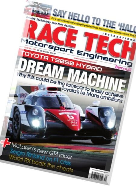Race Tech – May 2016 Cover