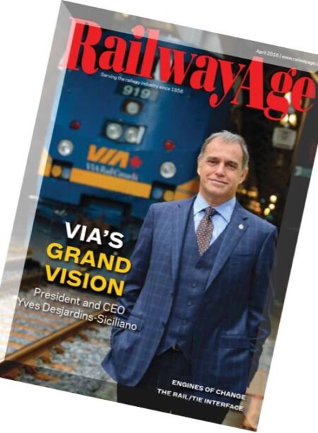 Railway Age – April 2016 Cover
