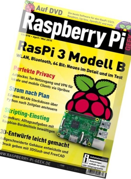 Raspberry Pi Geek – April-Mai 2016 Cover