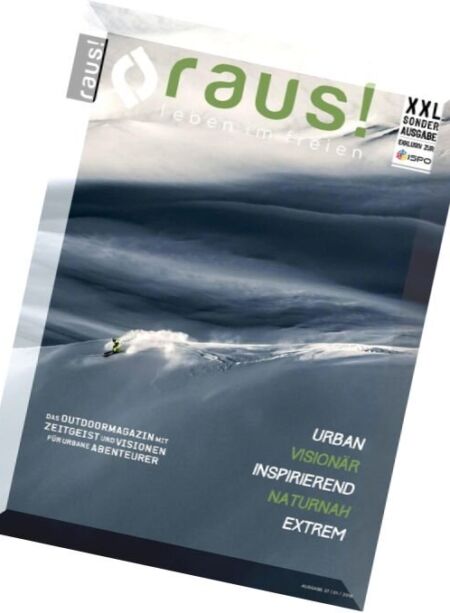 RAUS! – N 1, 2016 Cover