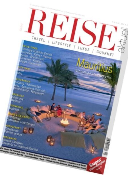 Reise Aktuell Magazin – Fruhjahr-Sommer 2016 Cover