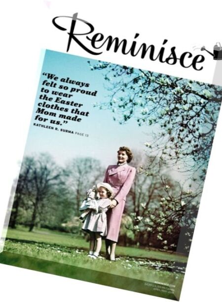 Reminisce – April-May 2016 Cover