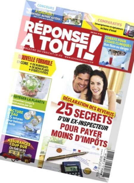 Reponse A Tout ! – Mai 2016 Cover