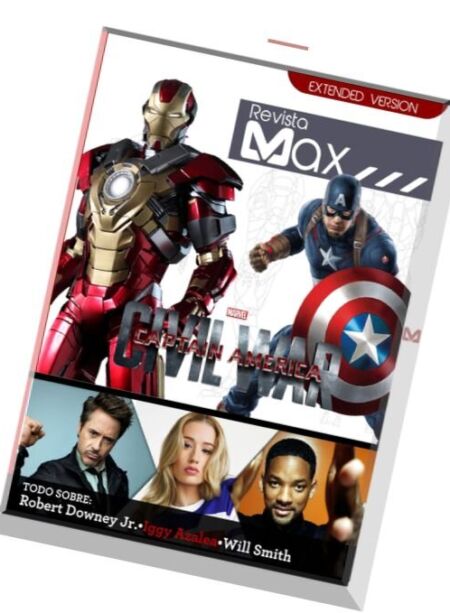 Revista Max – Mayo 2016 Cover