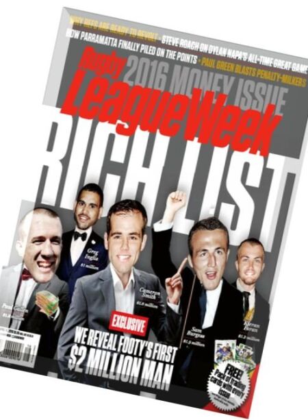 Rugby League Week – 14 April 2016 Cover
