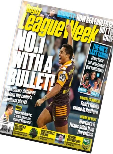 Rugby League Week – 31 March 2016 Cover