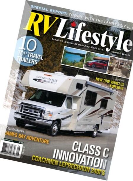 RV Lifestyle – Vol. 44 N 6, 2016 Cover