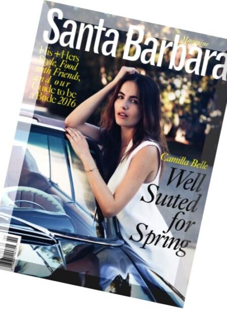 Santa Barbara Magazine – Spring 2016 Cover