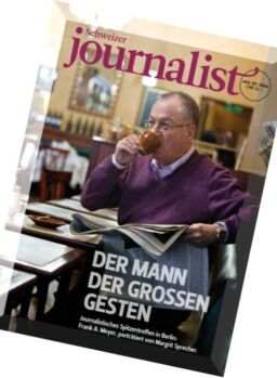 Schweizer Journalist – April-Mai 2016