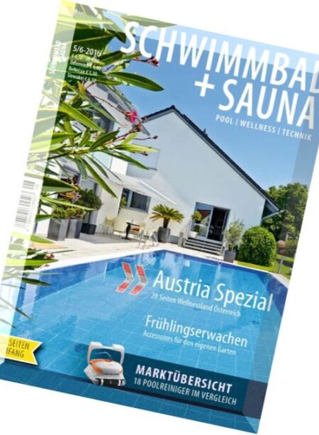 Schwimmbad + Sauna – Mai-Juni 2016 Cover