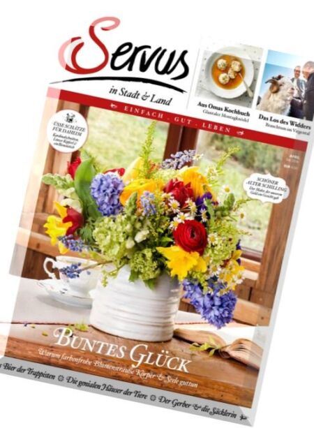 Servus – April 2016 Cover