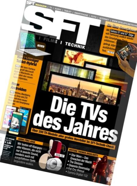 SFT – Spiele Filme Technik – April 2016 Cover