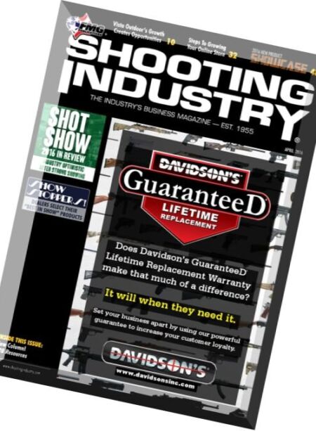 Shooting Industry – April 2016 Cover