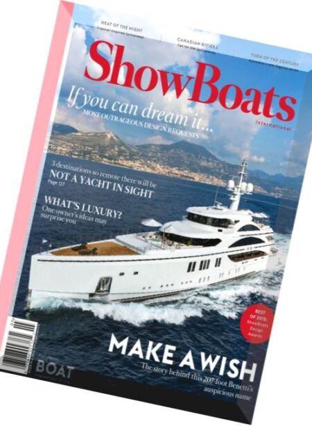 ShowBoats International – May 2016 Cover