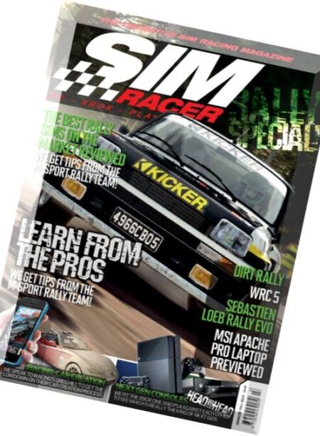 Sim Racer – Volume 1 Issue 10, 2016 Cover