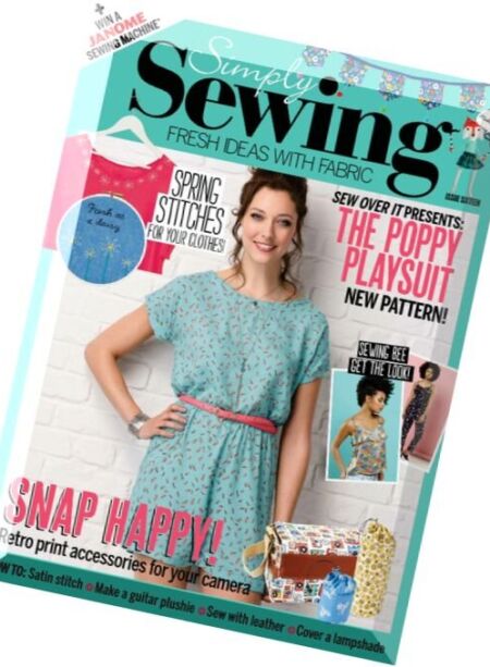 Simply Sewing – Issue 16, 2016 Cover
