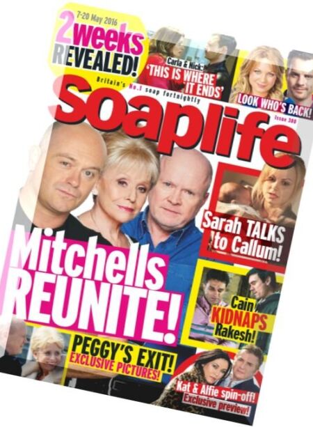 Soaplife – 7 May 2016 Cover