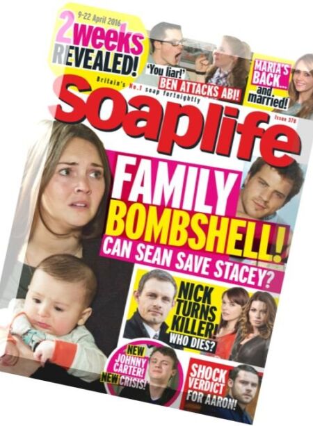 Soaplife – 9 April 2016 Cover