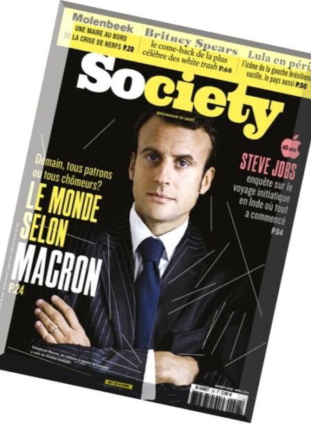 Society – 1 au 14 Avril 2016 Cover