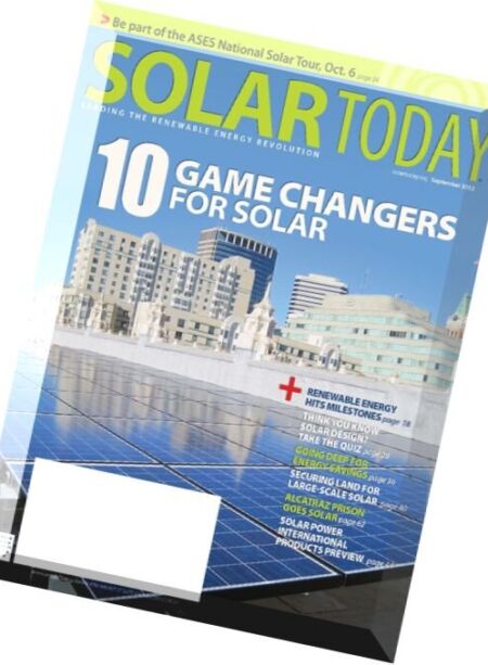 Solar Today – September 2012 Cover