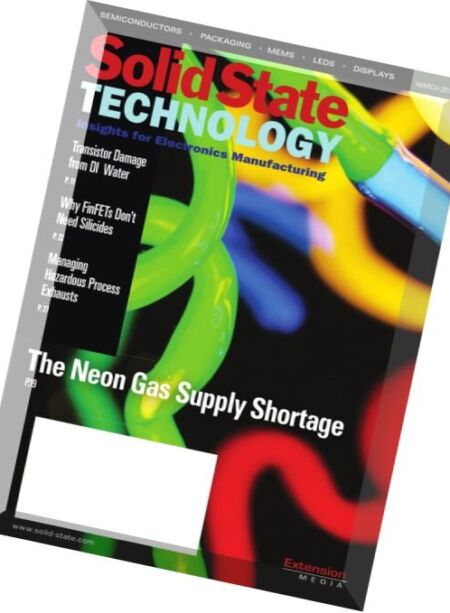 Solid State Technology – March 2016 Cover