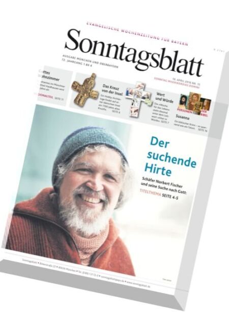 Sonntagsblatt – 10 April 2016 Cover