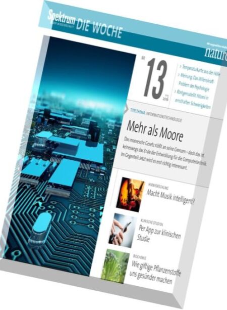 Spektrum – Die Woche – 13 Marz 2016 Cover