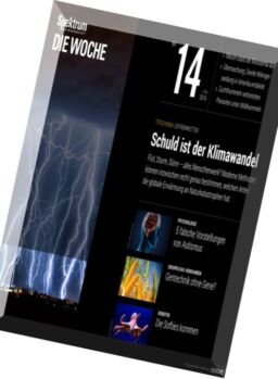 Spektrum Die Woche – N 14, 7 April 2016