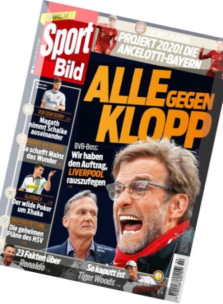 Sport Bild – 6 April 2016 Cover