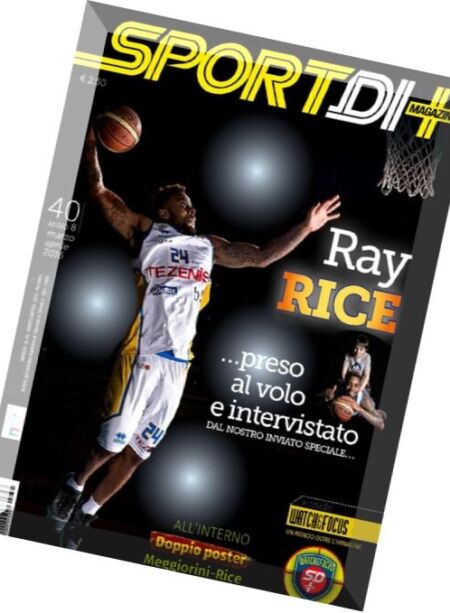 Sportdi+ Magazine – Marzo-Aprile 2016 Cover
