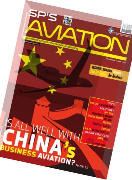 SP’s Aviation – April 2016 Cover