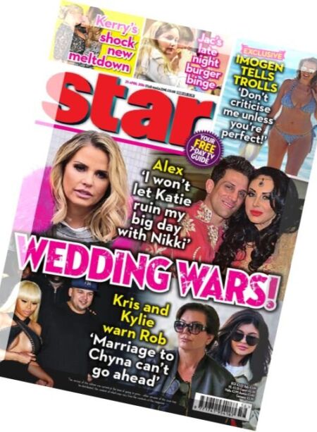Star Magazine UK – 25 April 2016 Cover