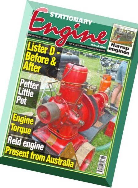 Stationary Engine – June 2016 Cover