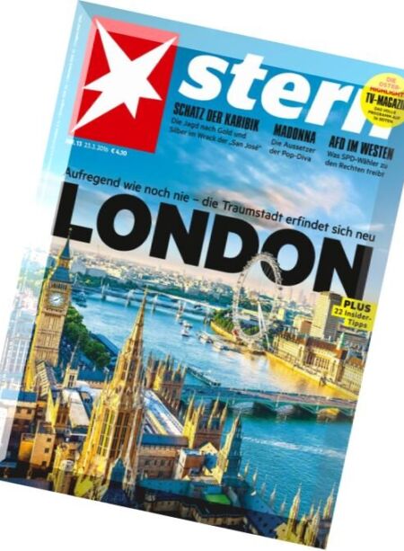 Stern – Nr.13, 23 Marz 2016 Cover