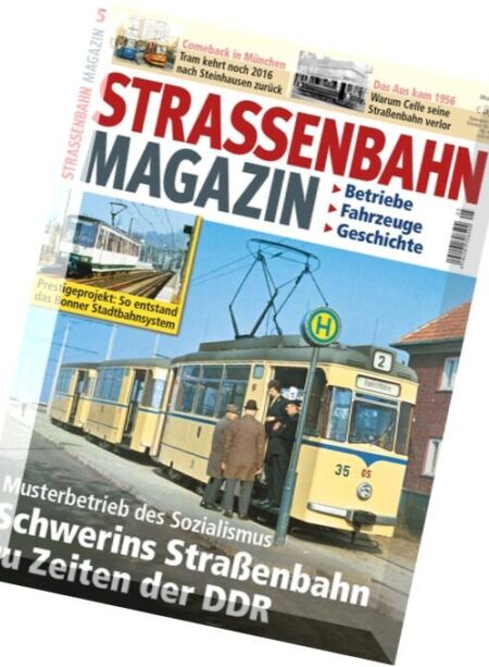 Strassenbahn Magazin – Mai 2016 Cover