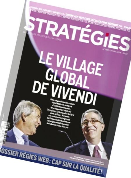 Strategies – 21 Avril 2016 Cover