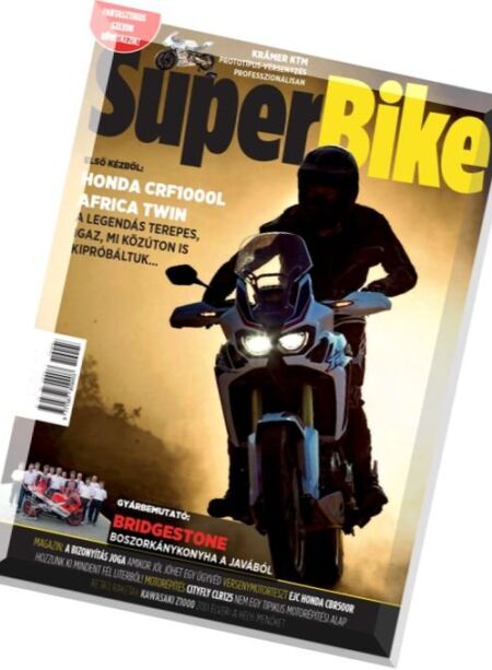 Superbike Hungary – Majus 2016 Cover