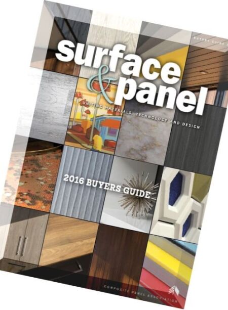 Surface & Panel – Buyers Guide 2016 Cover